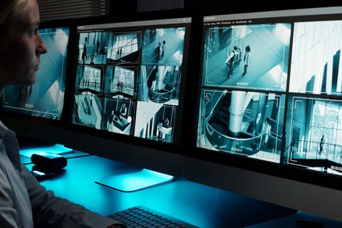 Corporate office security monitoring