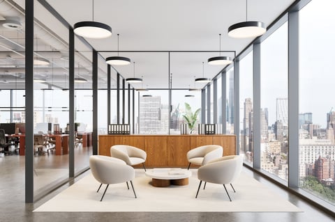 Modern corporate office interior